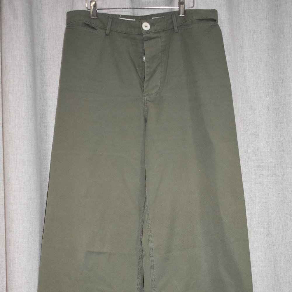 Pilcro & Letterpress wide leg ankle pants